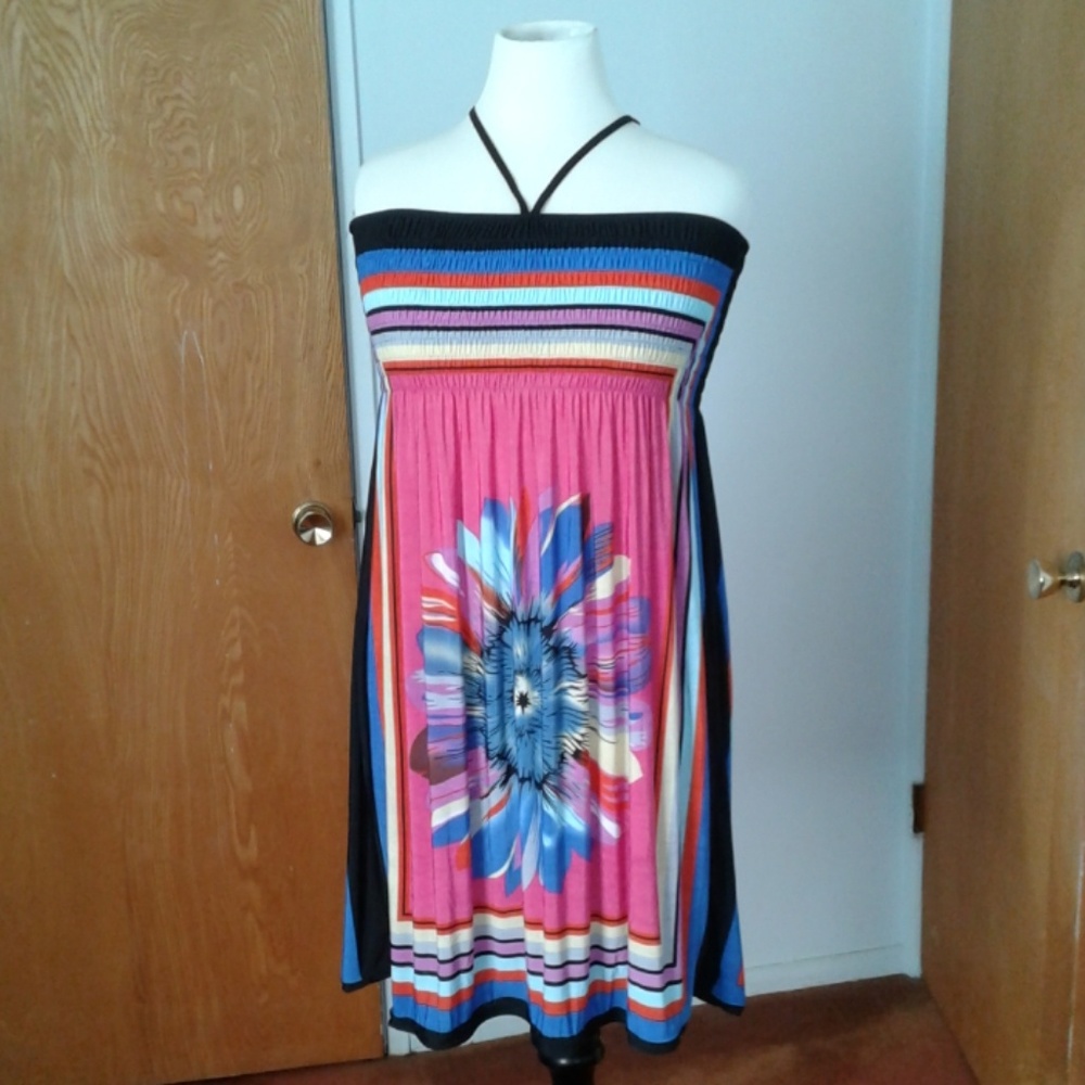 Multi color tube dress NNW